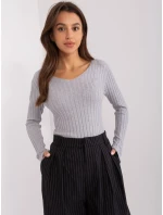 Sweter PM SW model 18969888 jasny szary - FPrice