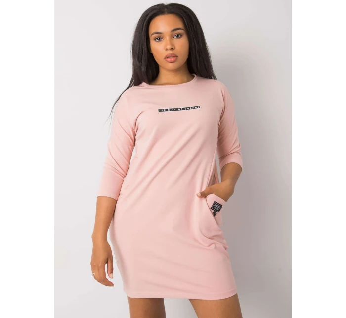 Šaty RV SK model 17416397 světle růžová - FPrice Šaty RV SK model 17416397 světle růžová - FPrice