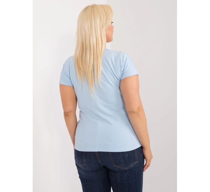 Tričko RV TS 9475.60 svetlomodrá