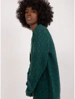 Kardigan TW SW model 19529484 ciemny zielony - FPrice Kardigan TW SW model 19529484 ciemny zielony - FPrice