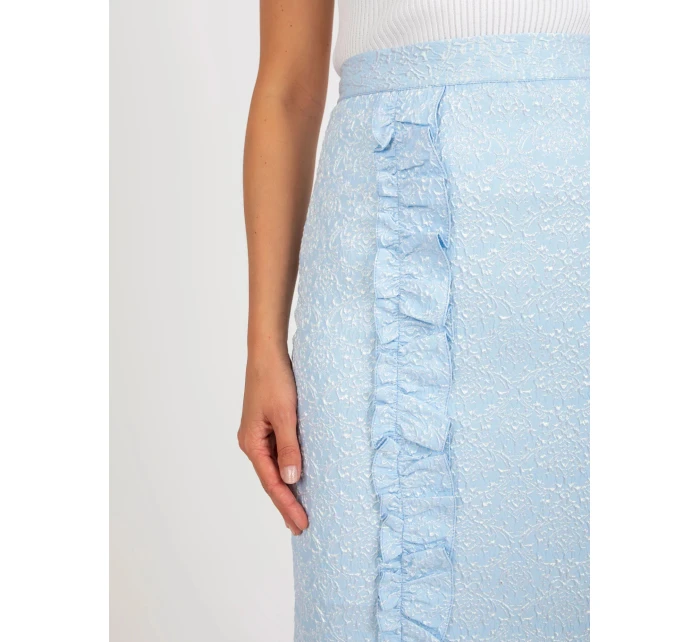 Sukňa LK SD 506633.11 svetlomodrá - FPrice