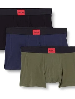 Pánske bavlnené boxerky Hugo Trunk 3 Pak vo fitted strihu