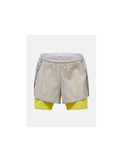 Dámske šortky PEAK PERFORMANCE W Discover 2-In-1 Shorts, sivé