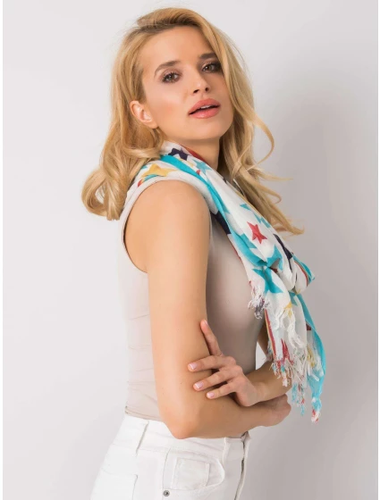 Šatka AT CH 1237 biela a modrá Šatka AT CH 1237 biela a modrá