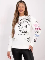 Mikina D10608BC02804A biela Mikina D10608BC02804A biela