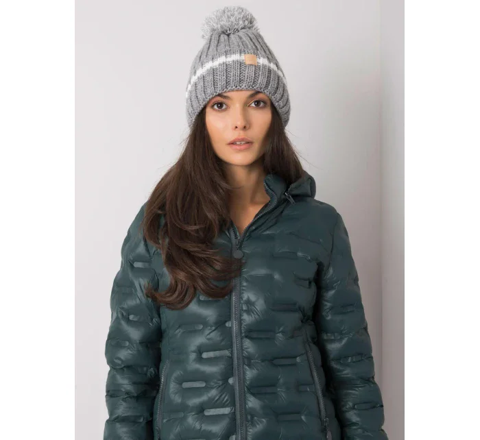 Dámská čepice JK CZ 35 model 15837286 šedá - FPrice Dámská čepice JK CZ 35 model 15837286 šedá - FPrice