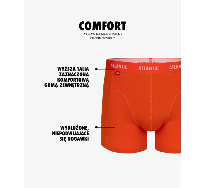 Pánské boxerky ATLANTIC 3Pack - vícebarevné