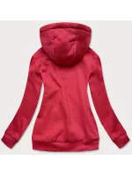 Červená dámska tepláková mikina (W02-20)