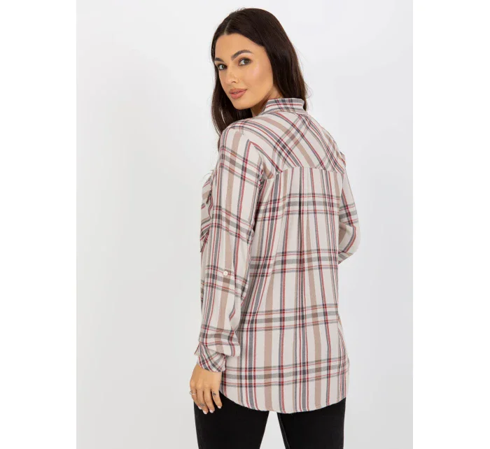 Blúzka D70039Z11082A svetlo béžová