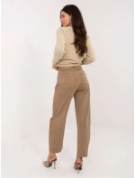 Dámské riflové kalhoty  hnědé  model 21954779 - FPrice
