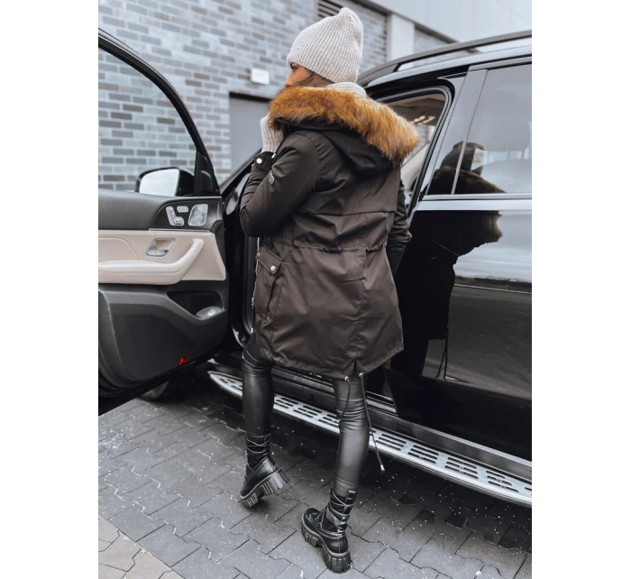 Dámská parka černá Dstreet model 21966198 - FashionStreet Dámská parka černá Dstreet model 21966198 - FashionStreet