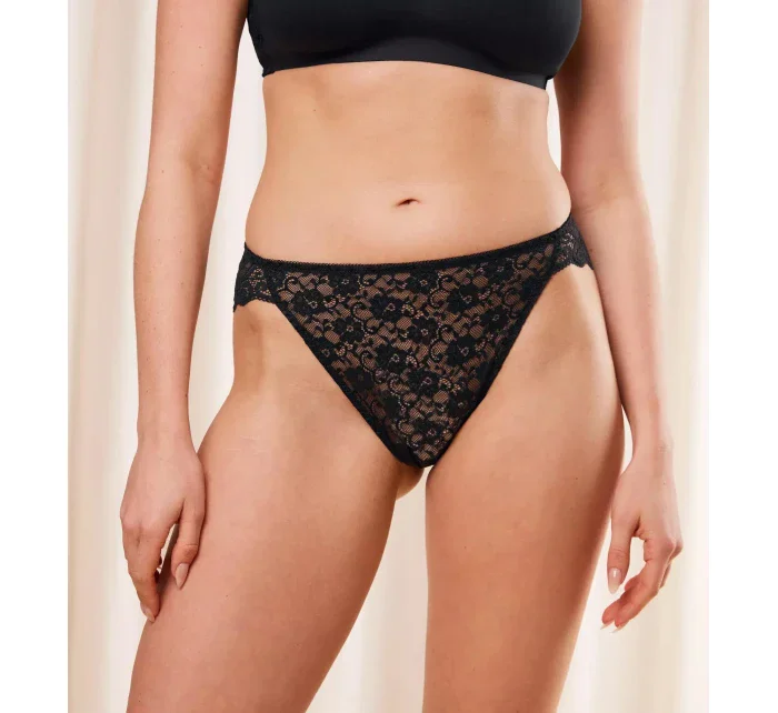 Dámske nohavičky Amourette Highleg Tai - BLACK - black 0004 - TRIUMPH