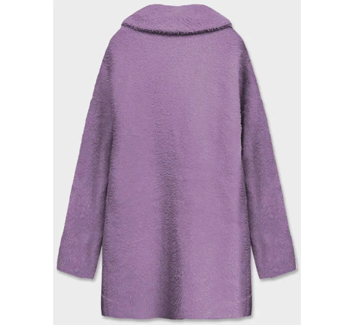 Krátky fialový vlnený prehoz cez oblečenie typu alpaka (7108-1) Krátky fialový vlnený prehoz cez oblečenie typu alpaka (7108-1)