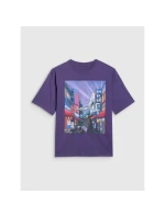 Chlapecké tričko oversize s potiskem model 21816857 - 4F Chlapecké tričko oversize s potiskem model 21816857 - 4F