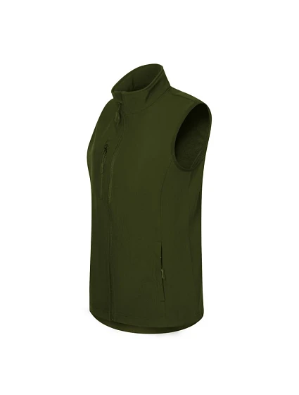 Dámska softshellová vesta Trail (vojenská) Dámska softshellová vesta Trail (vojenská)