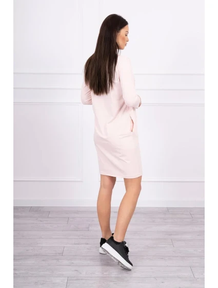 3D grafické šaty so zirkónmi v ružovej farbe 3D grafické šaty so zirkónmi v ružovej farbe