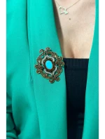 Brož model 18753827 zlato + modrá - K-Fashion Brož model 18753827 zlato + modrá - K-Fashion