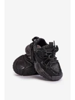 Dětské tenisky zdobené flitry černé model 21673670 - Boto Dětské tenisky zdobené flitry černé model 21673670 - Boto