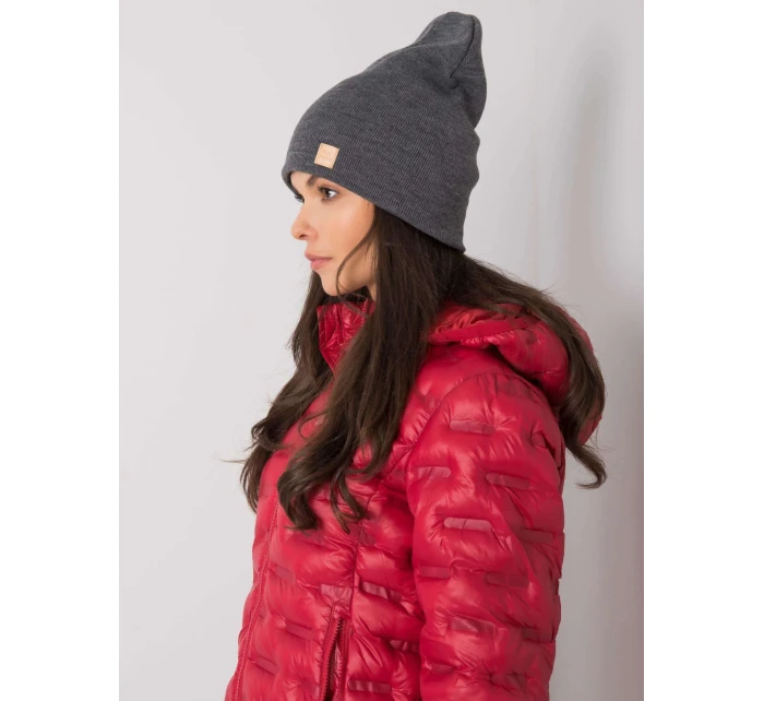 Dámská čepice 12 tmavě šedá Dámská čepice 12 tmavě šedá