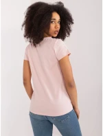 Bluzka RV BZ model 19735061 jasny różowy - FPrice Bluzka RV BZ model 19735061 jasny różowy - FPrice
