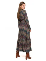 Maxi šaty s potiskem model 2 model 18003750 - STYLOVE