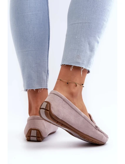 Dámske semišové mokasíny Purple Lenvie Dámske semišové mokasíny Purple Lenvie