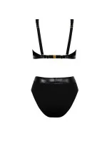 Dámske dvojdielne plavky S48 čierne - Self Dámske dvojdielne plavky S48 čierne - Self