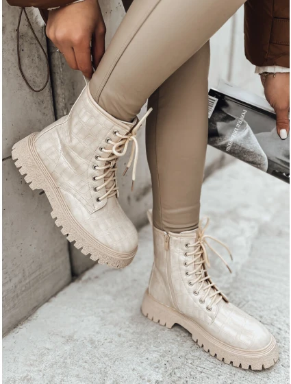 Dámské boty TENTIS béžové Dstreet ZY0439