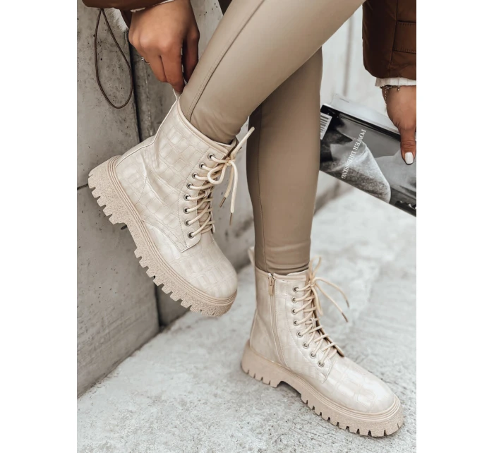 Dámské boty TENTIS béžové Dstreet ZY0439