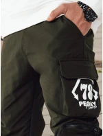 Pánske bojové nohavice zelené FashionStreet UX4165