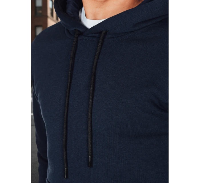 Pánská základní mikina s kapucí tmavě modrá Dstreet model 21985941 - FashionStreet Pánská základní mikina s kapucí tmavě modrá Dstreet model 21985941 - FashionStreet
