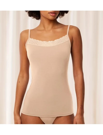 Dámské tílko Feel of Modal Spaghetti Top YELLOW sv. béžové model 20524564 - Triumph