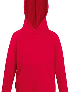 Kids Lightweight Hooded Sweat Dětská mikina s kapucí model 22421698 red - Fruit of the Loom