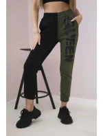 Dámske tepláky QUEEN khaki