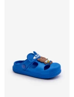 Dětské pěnové žabky s ozdobou modré model 21653461 - Boto