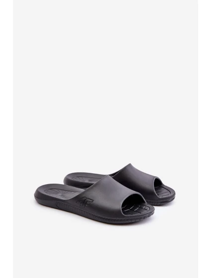 Pánské Pantofle Černé model 21675231 - 4F Pánské Pantofle Černé model 21675231 - 4F