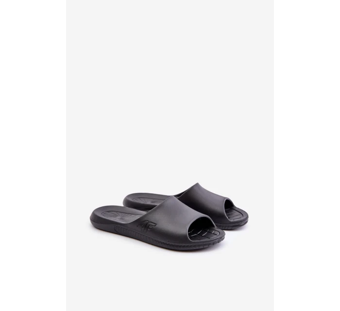 Pánské Pantofle Černé model 21675231 - 4F Pánské Pantofle Černé model 21675231 - 4F