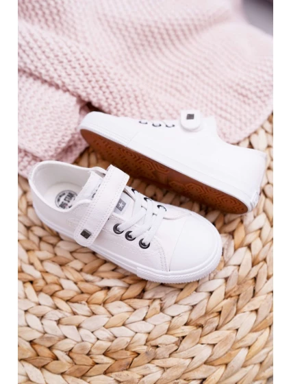 Dětské Kožené Tenisky BIG STAR model 21518288 Bílé - Big Star Shoes