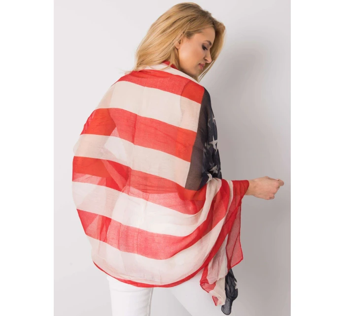 Dámska šatka AT CH S 1843 tmavomodrá a červená Dámska šatka AT CH S 1843 tmavomodrá a červená