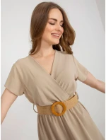 Šaty DHJ SK 8358.19 béžové