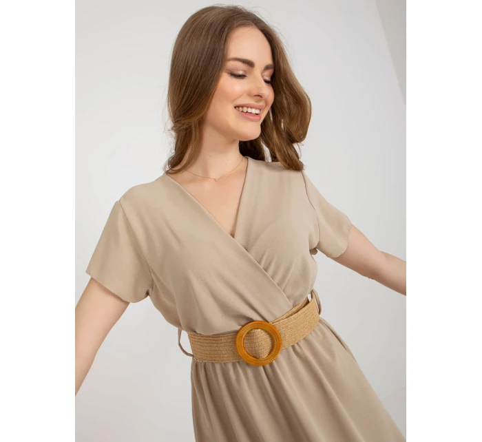 Šaty DHJ SK 8358.19 béžové