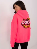 Mikina MJ BL H2503.70 fluo pink