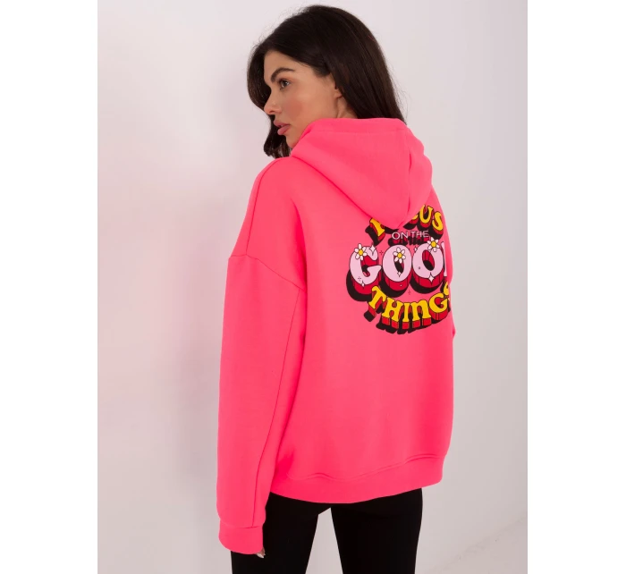 Mikina MJ BL H2503.70 fluo pink