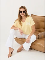 Blúzka RV BZ A1258.00 svetložltá