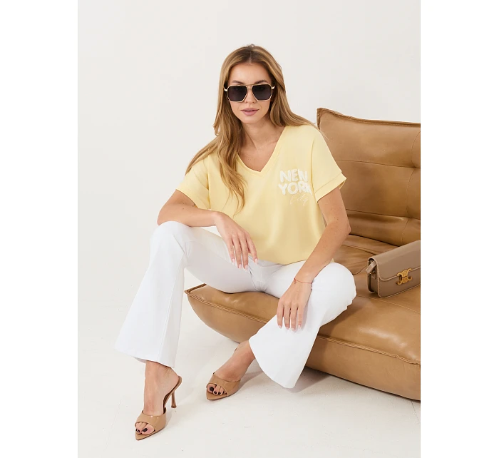 Blúzka RV BZ A1258.00 svetložltá