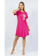 Dámska nočná košeľa s krátkym rukávom Pierko Dámska nočná košeľa s krátkym rukávom Pierko