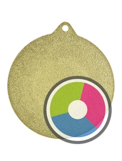 Luxorská medaila s tryskovou potlačou