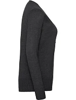 Dámský pletený cardigan s výstřihem do V 11. charcoal marl model 22475052 - Russell Athletic Dámský pletený cardigan s výstřihem do V 11. charcoal marl model 22475052 - Russell Athletic