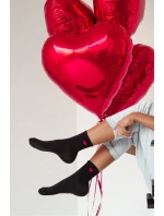 Dámské ponožky Malé srdíčko Černé