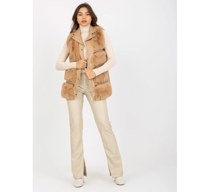 Kamizelka AI KZ model 21468350 camelowy - FPrice